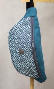 Ledvinka Nela - modrá se vzorem